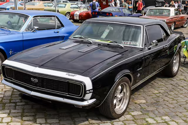 A 1967 Chevrolet Camaro SS/RS coupe from the model’s first generation, photographed in 2018.