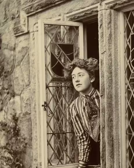 Agatha Christie as a young woman, 1910s.