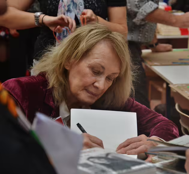 Annie Ernaux at the Brive Book Fair, 2011.