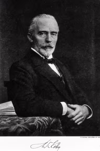 Portrait of Emil Theodor Kocher, Swiss surgeon and recipient of the 1909 Nobel Prize in Physiology or Medicine.