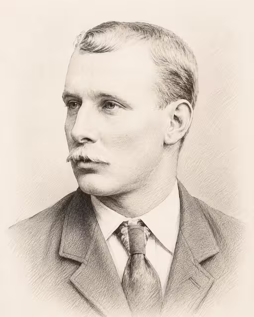 Matthew Webb — artistic reconstruction based on historical portraits.