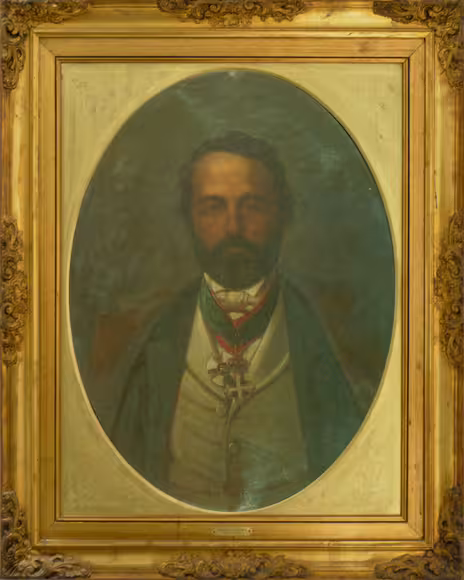 Portrait of Annibale de Gasparis, oil on canvas, c. 1897.