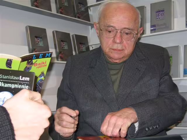 Stanisław Lem, Kraków, October 30, 2005.