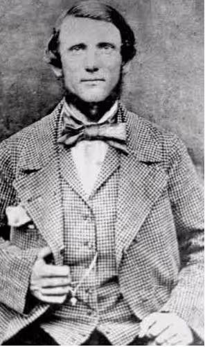 Willie Park Sr., winner of the inaugural Open Championship at Prestwick in 1860, pictured around 1867.